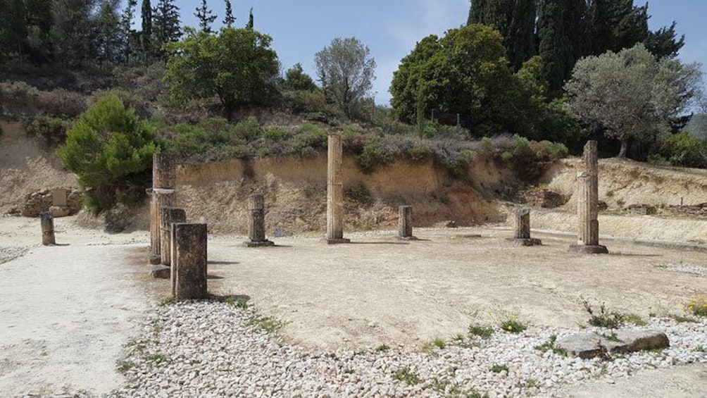 The locker room of Ancient Nemea's stadium