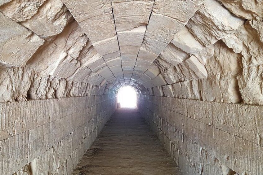 The hidden entrance of Ancient Nemea's stadium