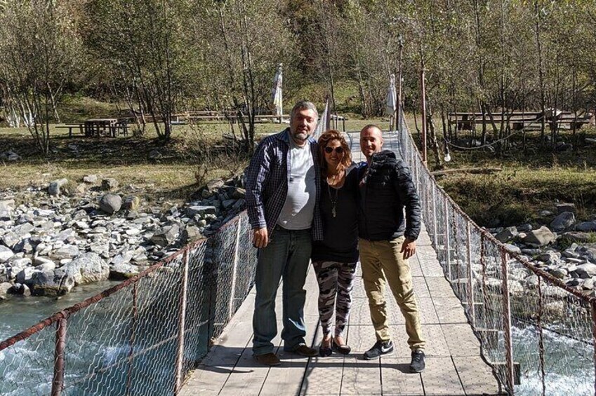 With our AMAZING DRIVER & GUIDE