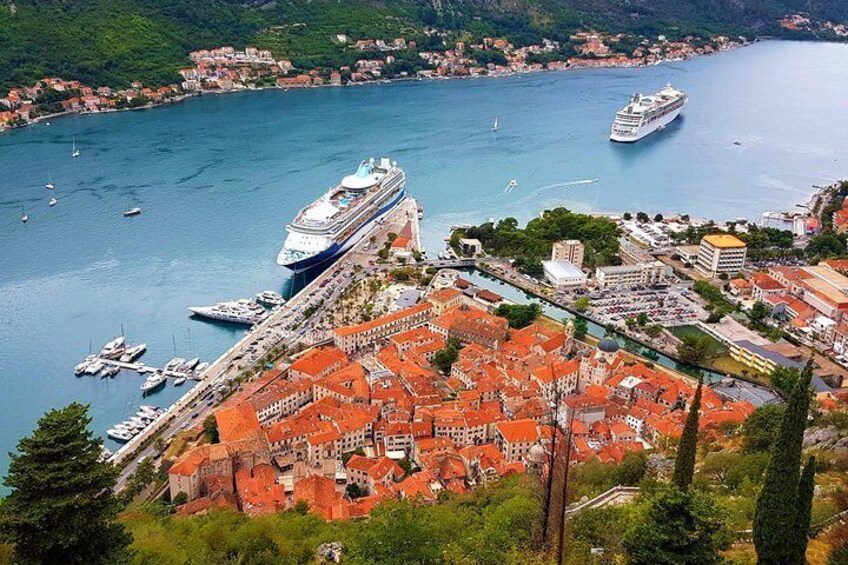 Kotor old town is UNESCO protected heritage