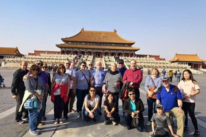 Group at Forbidden City