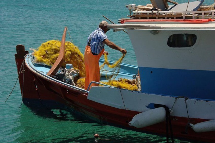Mykonos. fisherman