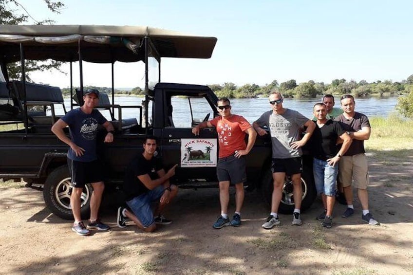 Fun filled exciting group outing in the Mosi Oa Tunya National Park in Zambia