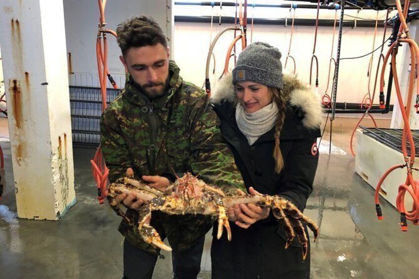 King crab and seafood factory tour with seafood tasting
