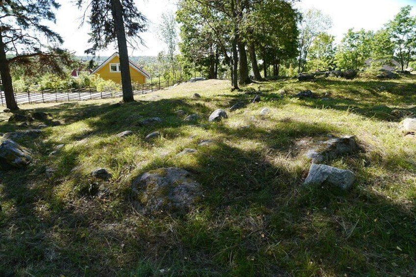 Bronze age grave field.