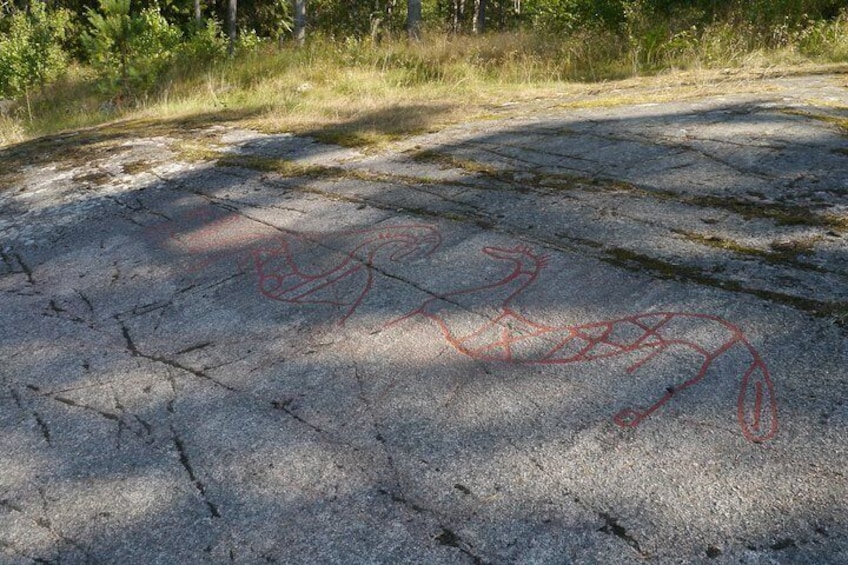 bronze age carving as Örsta