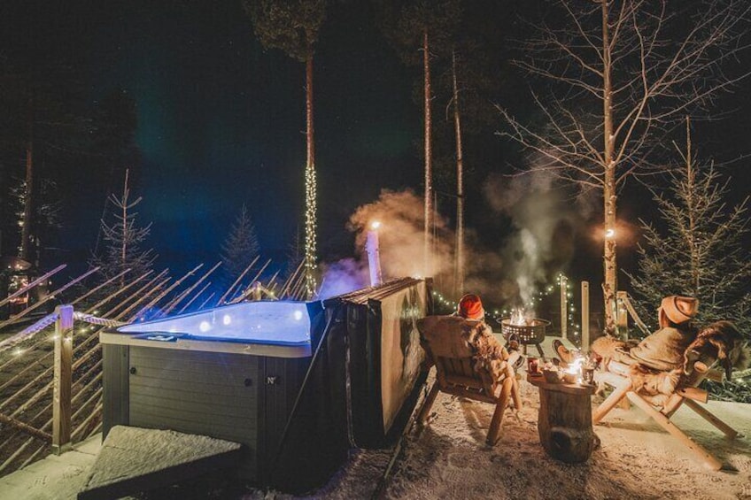 VIP SERVICE Traditional Finnish Log Sauna and Food Experience 