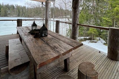 Traditional Finnish Sauna+Local Food Experience(private service)