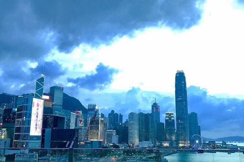 Ever changing Hong Kong skyline