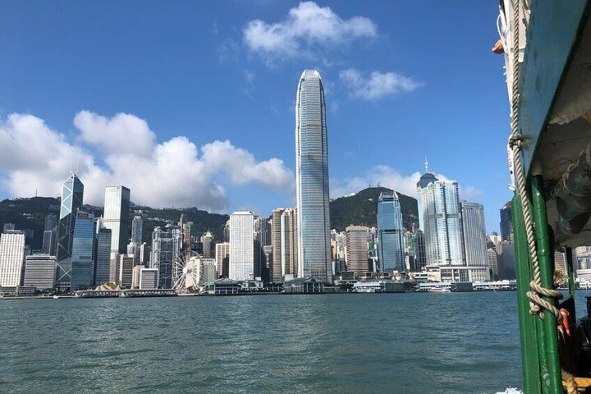 Riding Star Ferry on Victoria Harbour