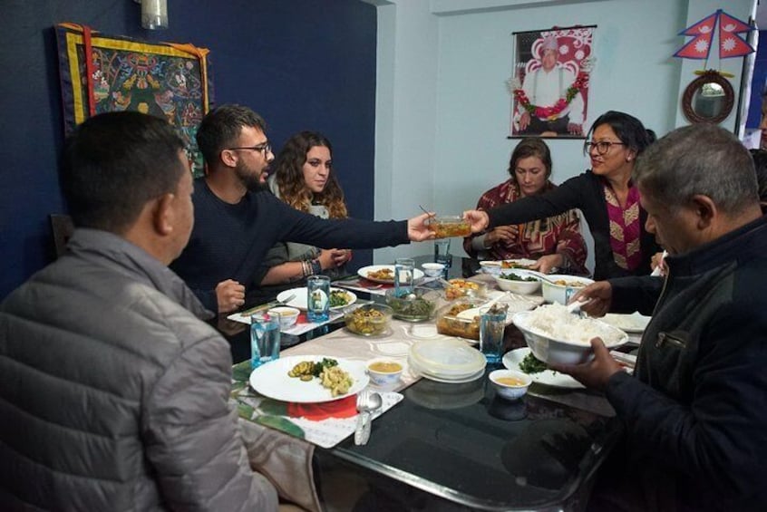 Cooking with a Family