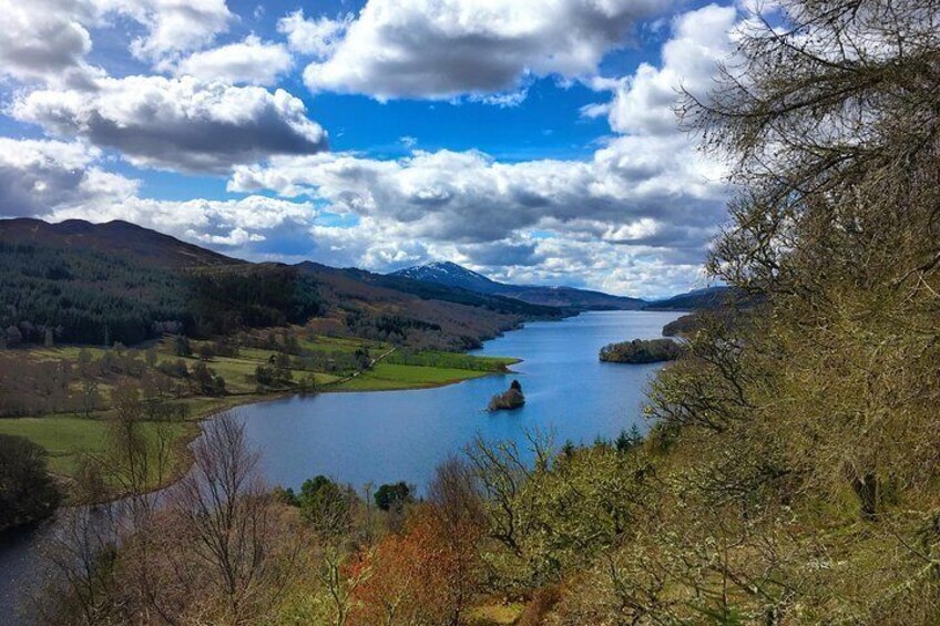 The Queens View and Loch Tummel