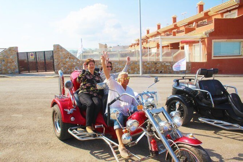 Show item 3 of 11. Luxury Rewaco Trike "The Mar Menor Vistas Tour" - (2 hours, Min of 2 passengers)
