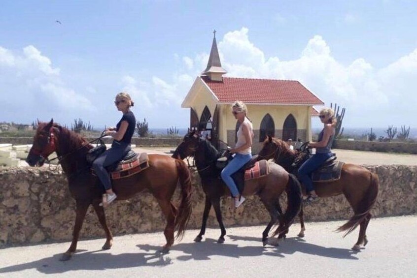 Aruba Horseback Riding Tour to Alto Vista Chapel