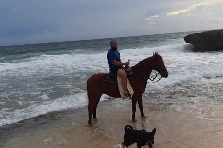 Horseback Riding 2 Hour SUNSET , Rock formation / Countryside and Beach Ride