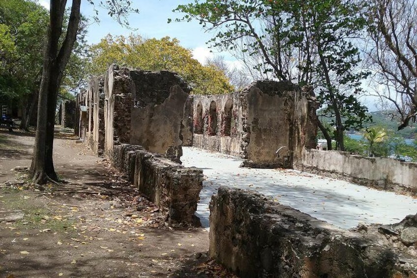 Inside the park at Pigeon Island