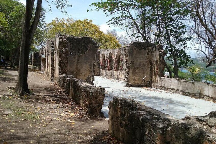 Inside the park at Pigeon Island