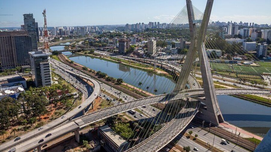 financial district in São Paulo