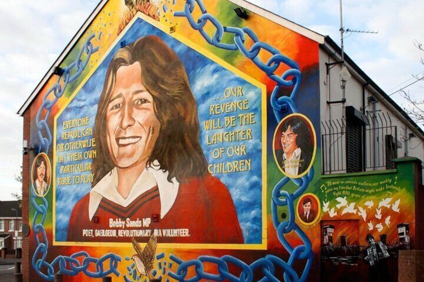Mural on the Falls Road - Bobby Sands