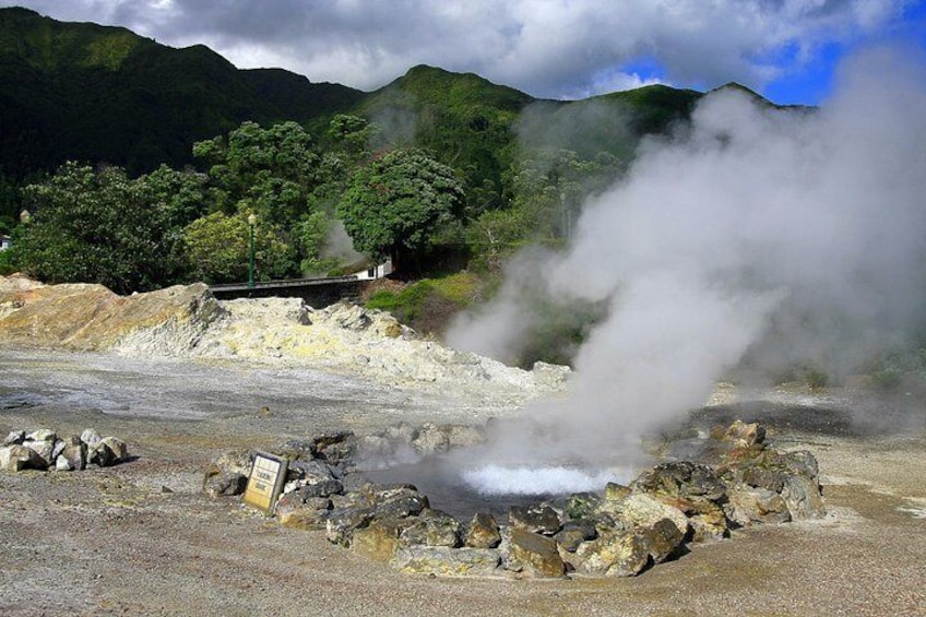 Furnas Bubbling Fumeroles