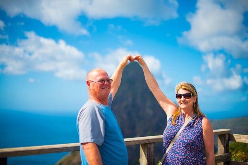 Touch the top of the Majestic Piton Peaks