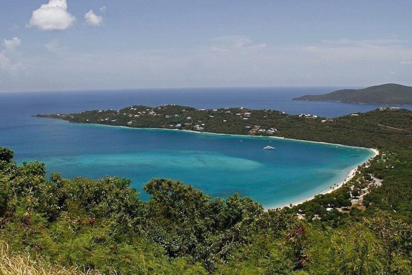 St. Thomas Discount Taxi USVI - Magens Beach Tour (Top 10 Beach In The World)