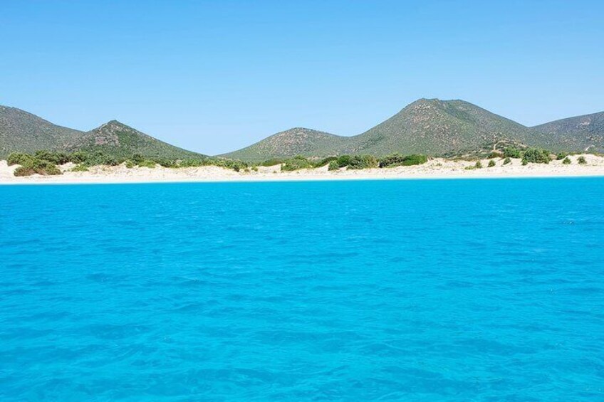 Cagliari Shore Excursion: South West Hidden Beaches Private Boat Tour