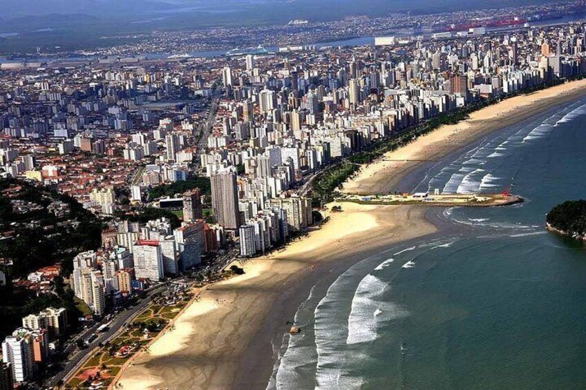 Santos Shore Excursion: Full Day Beaches Tour