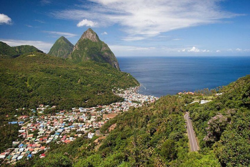 Soufriere' town