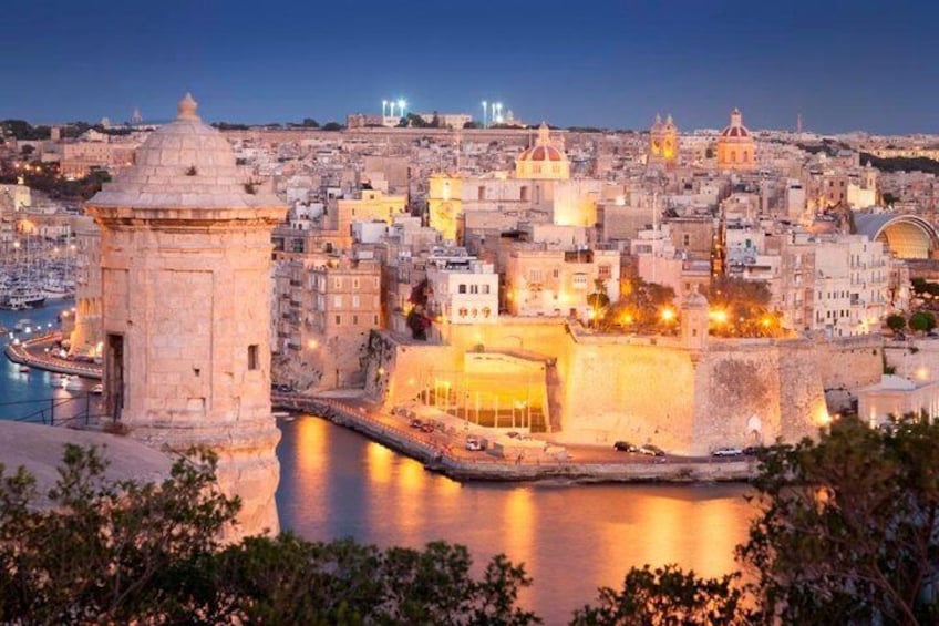 The Three Cities - as seen from Valletta across the Grand Harbour