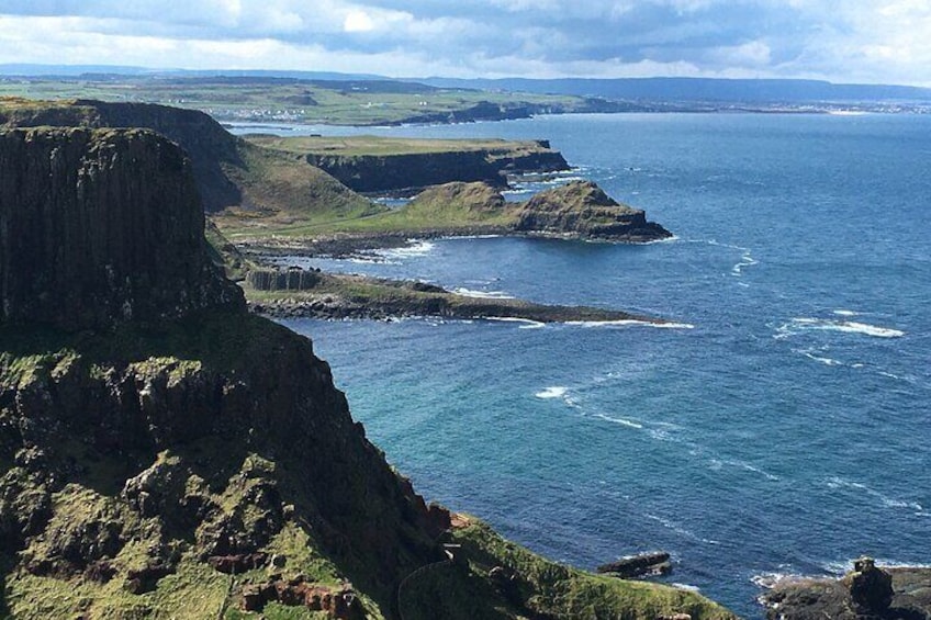 The Giant's Causeway, photo taken from the Coastal Path.
