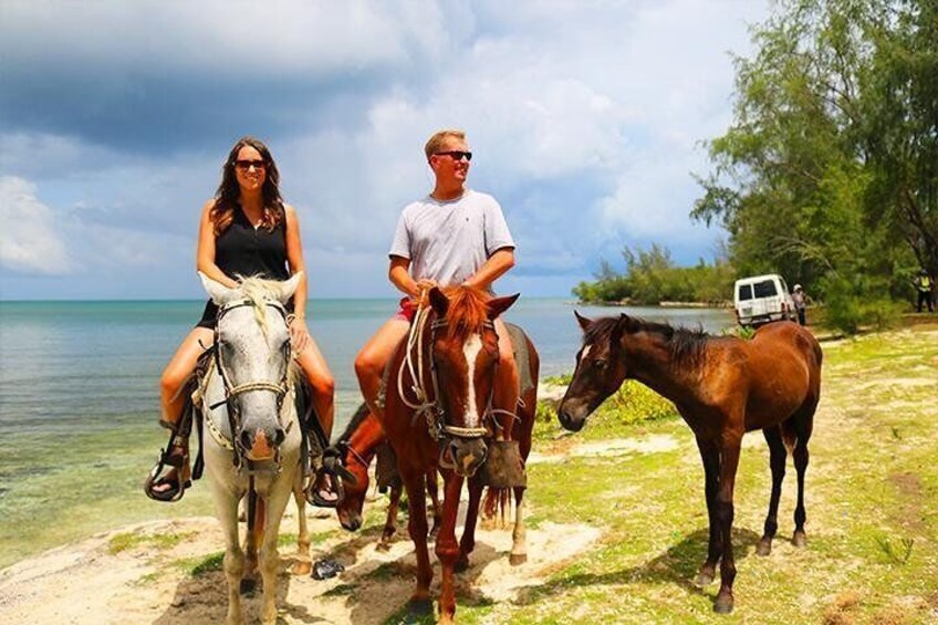 Horseback and then Snorkeling Adventure