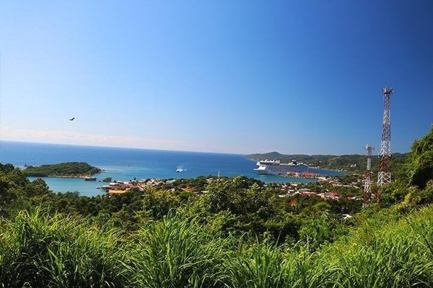 A view of Royal Caribbean port in Coxen Hole, Roatan.