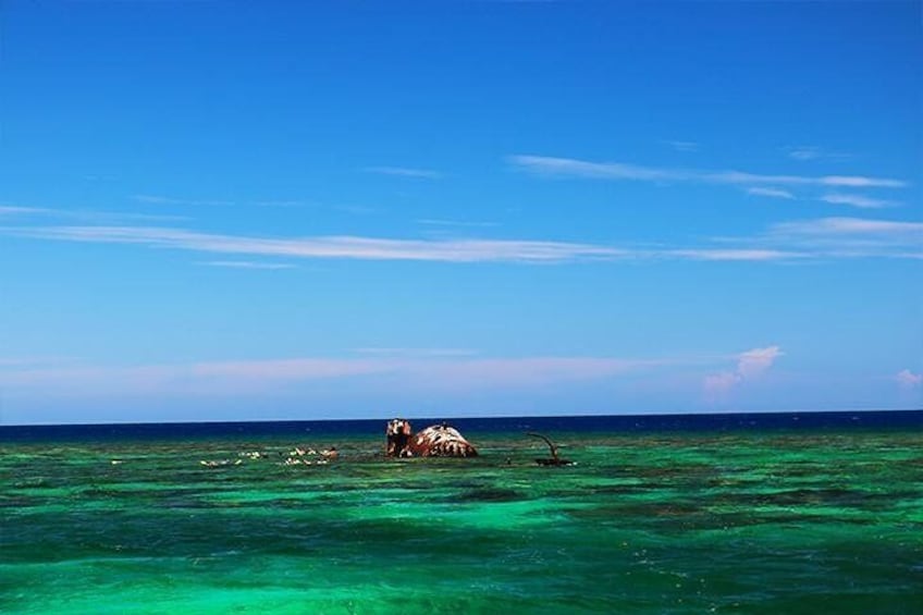 Shipwreck snorkeling adventure