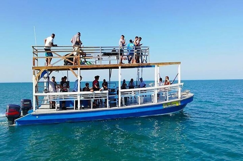 A day of fun and adventure, Caribbean music onboard