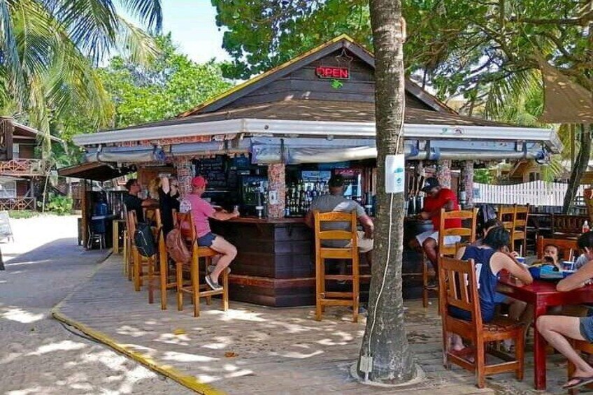 Monkeys and sloth hangout plust a relax Day at Private Beach Club