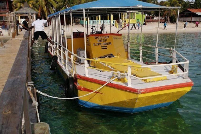 Glass bottom boat 