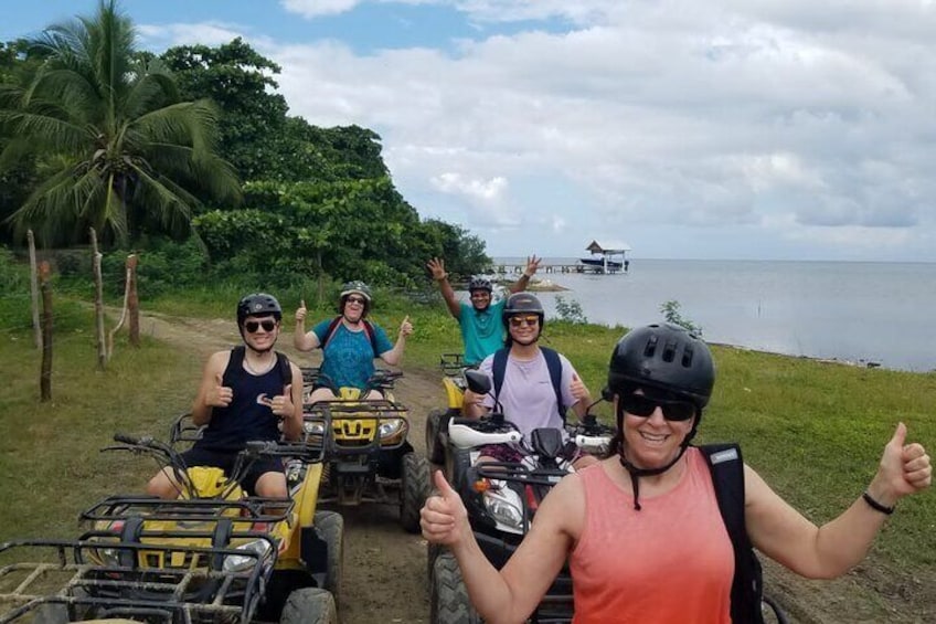 Off Road ATV guided tour and beach day pass