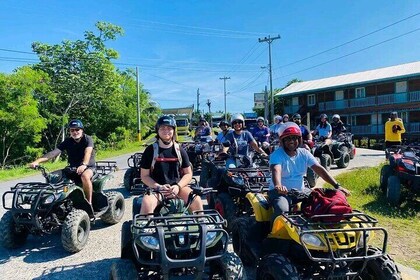 Roatan off road quad bike Adventure and beach