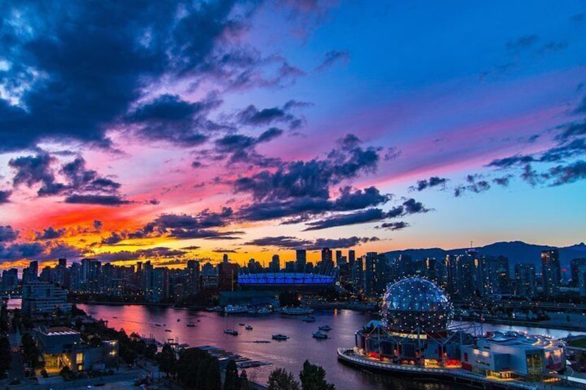 Sunset in Vancouver