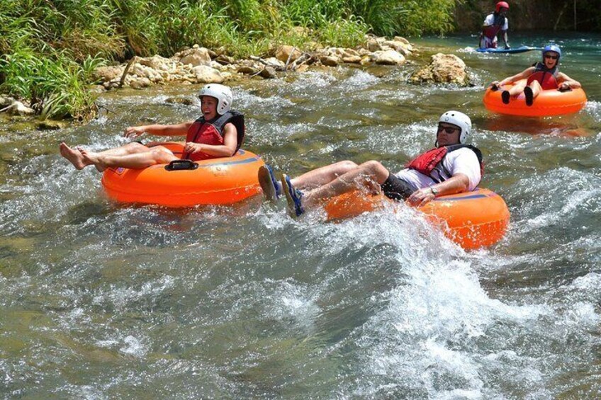 Enjoy the river's twists, turns and rapids!