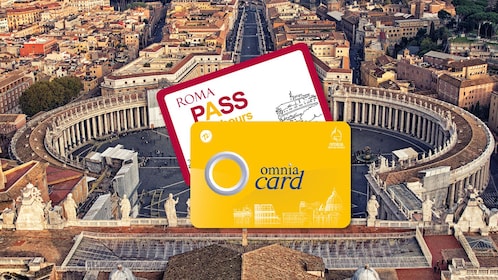De Vaticaan- en Rome-pas met hop on, hop off-bustour