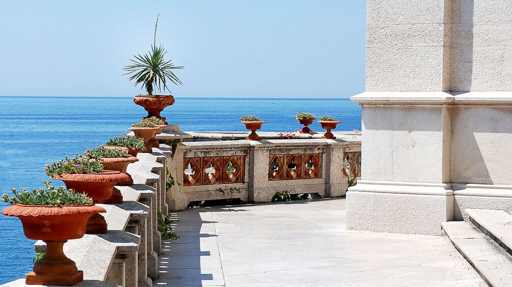 Enjoy the scenic view off the Italian coast on the Island of Capri.