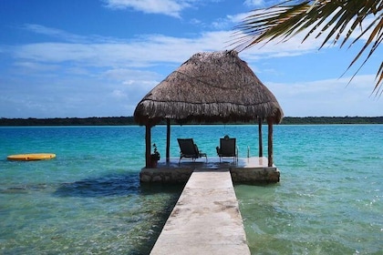 One Day Bacalar Seven Color Lagoon Adventure with transportation and Lunch