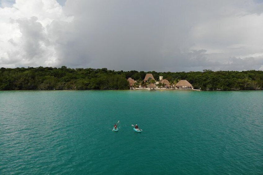 One Day Bacalar Seven Color Lagoon Adventure with transportation & Lunch