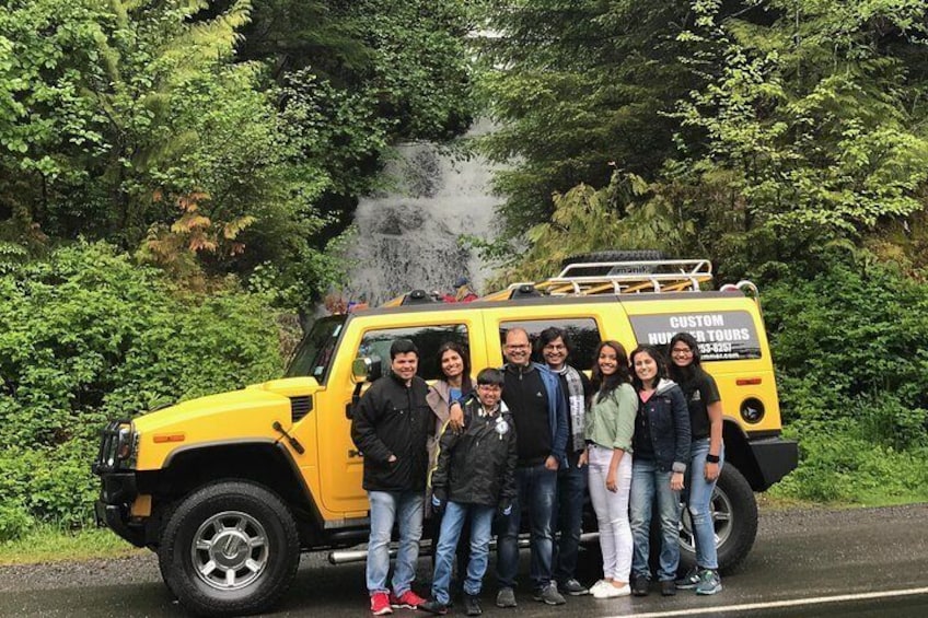 Happy Family at Beaver Falls