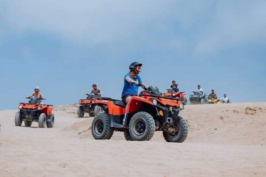 COMBO ATV & HORSEBACK Ride. Beach and Desert