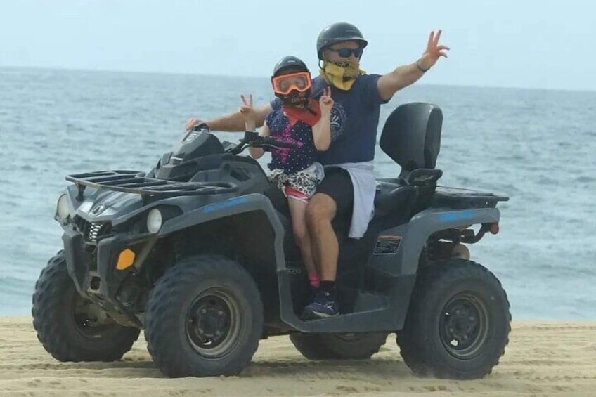COMBO ATV & HORSEBACK Ride. Beach and Desert