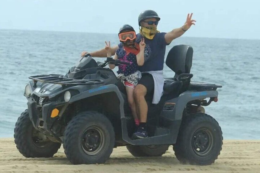 COMBO ATV & HORSEBACK Ride. Beach and Desert