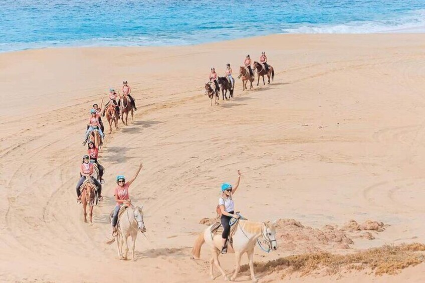 COMBO Horseback Beach Ride & Desert ATV Adventure in Los Cabos